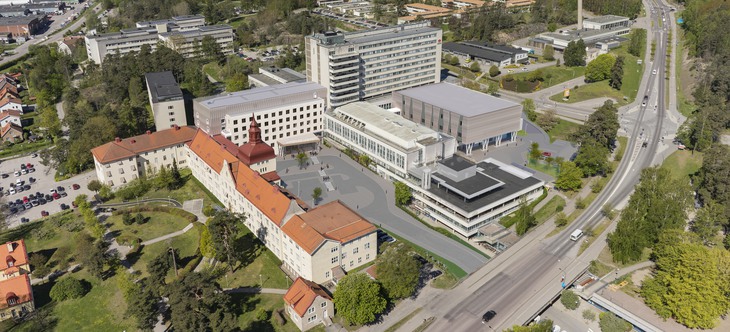 Nya vårdbyggnaderna på Nyköpings lasarett