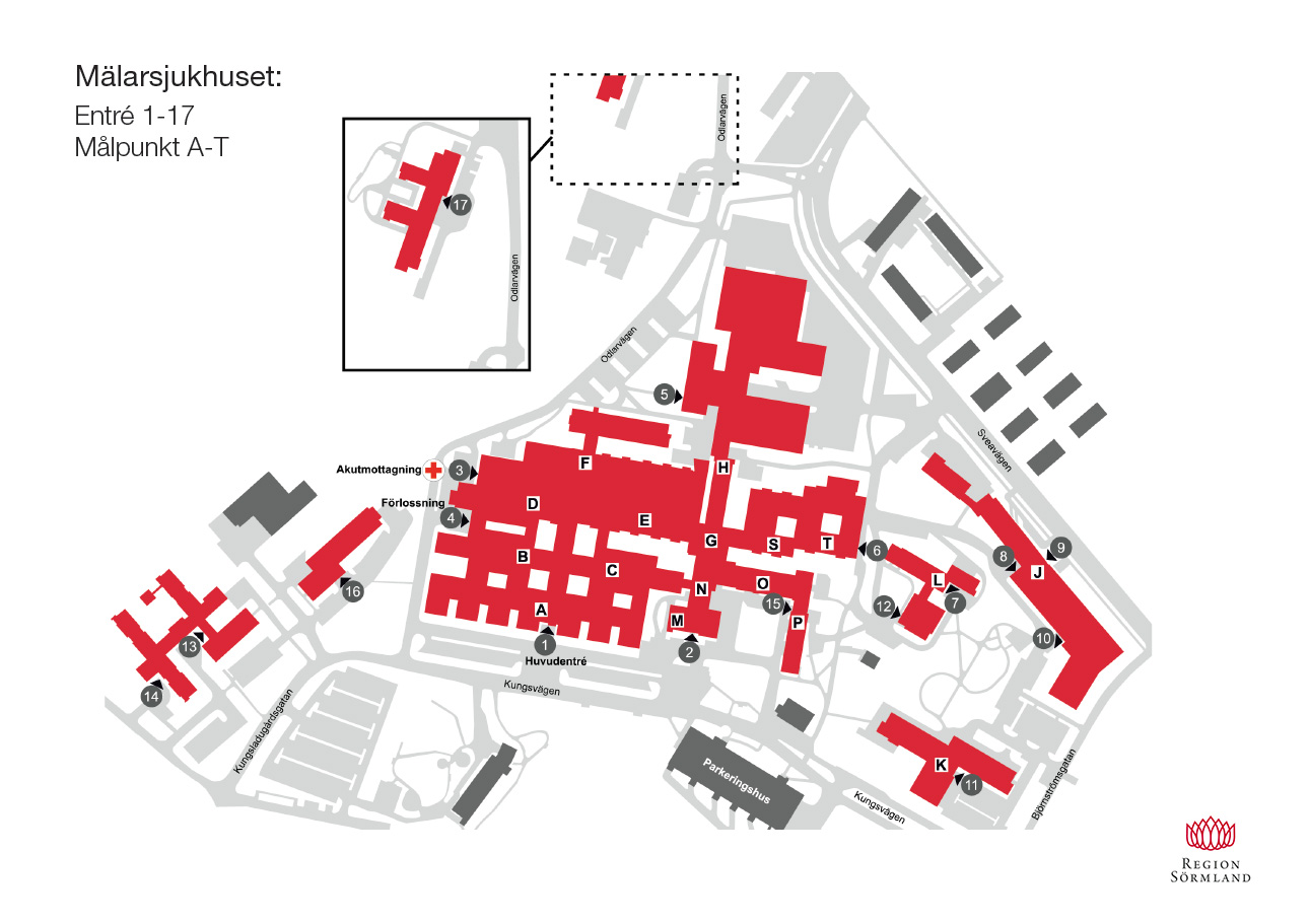 Mälarsjukhuset Karta | Karta
