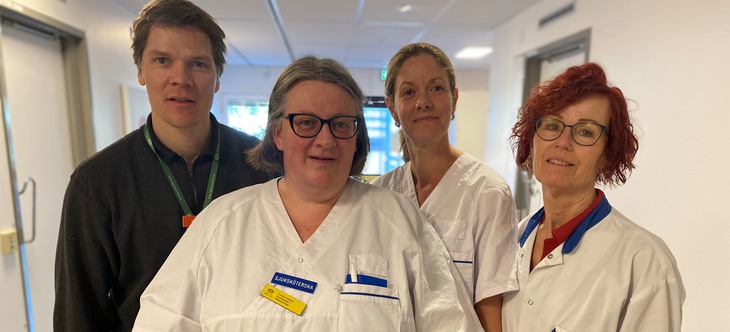 MS-teamet på Mälarsjukhuset.