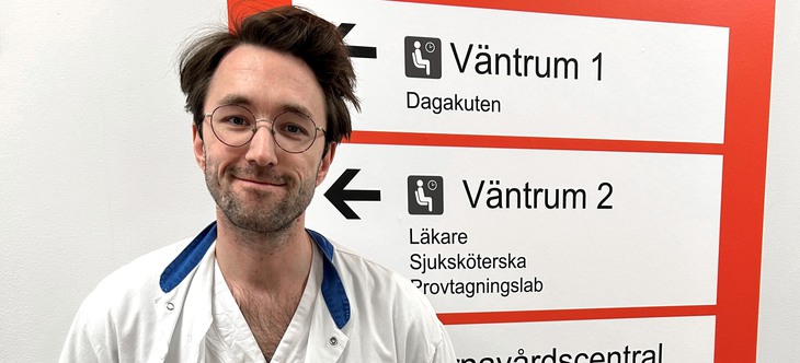 AT-läkare Viktor Näslund.
